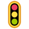 Vertical Traffic Light emoji on HTC